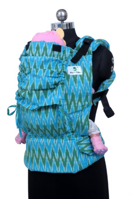 Toddler Wrap Converted Soft Structured Carrier - Aquamarine