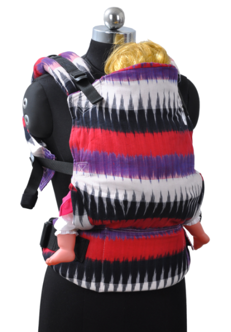 Toddler Wrap Converted Soft Structured Carrier - Berry Currant
