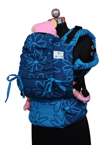 Toddler Soft Structured Carrier - Blue Bloom