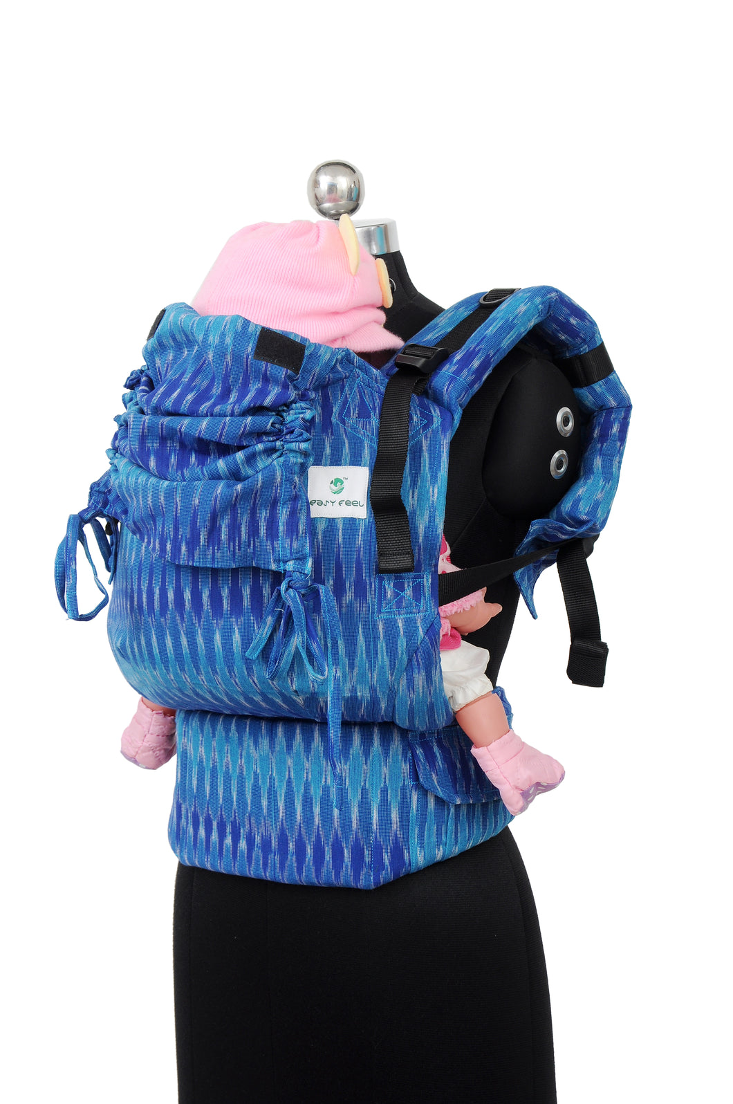 Toddler Wrap Converted Soft Structured Carrier - Azure Heaven