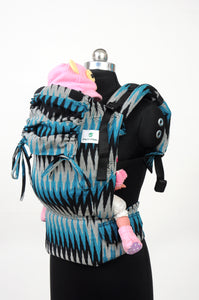 Toddler Wrap Converted Soft Structured Carrier - Sapphire V2